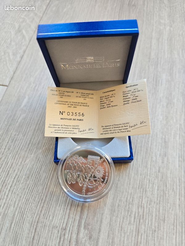 1/4 Euro Argent France 2003 - Monnaie TTB, Qualité Superbe