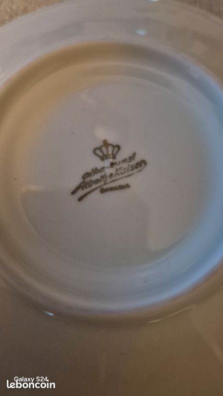 PORCELAINE HUTSCHENREUTHER BLUE onion Plat gateau EUR 39,99 - FR