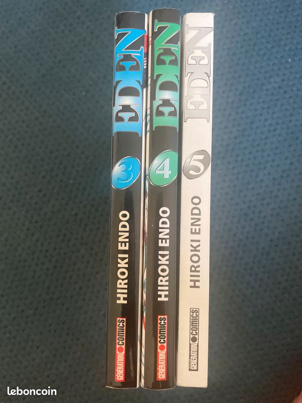 Manga Eden Tomes 3, 4 et 5 (image 1)