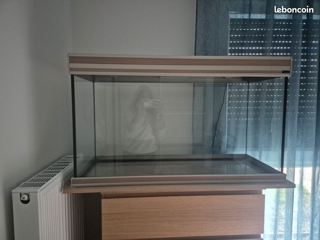 Aquarium 100x60x40 + LED (image 1)
