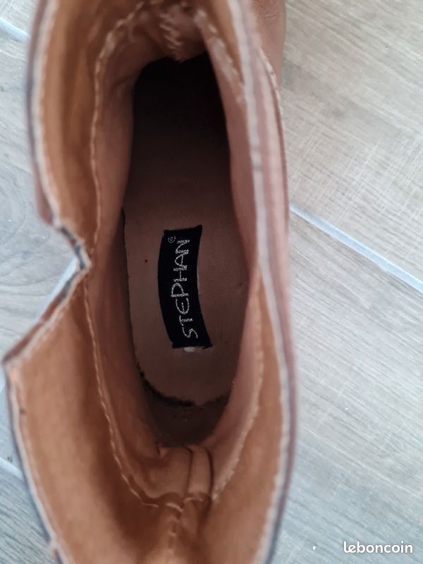 Bottines marron camel 39 (image 4)