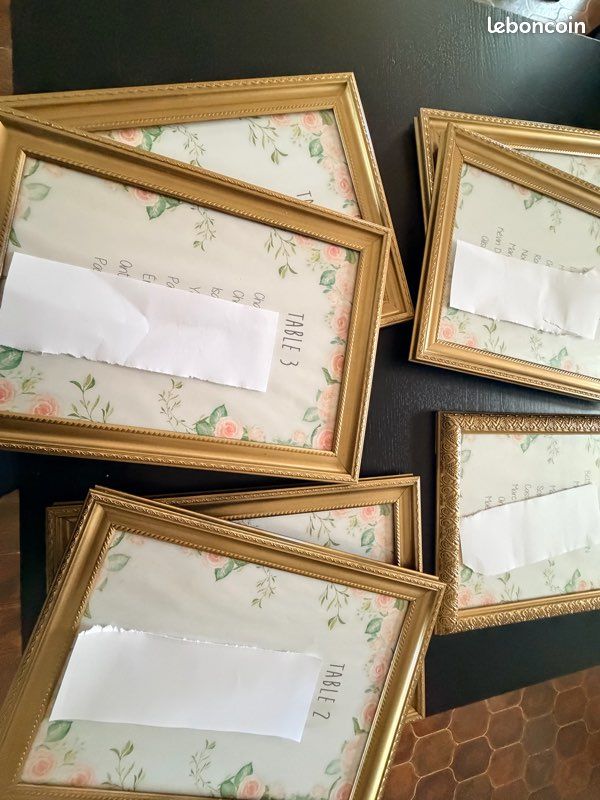 Cadres pour plan de table mariage (image 4)