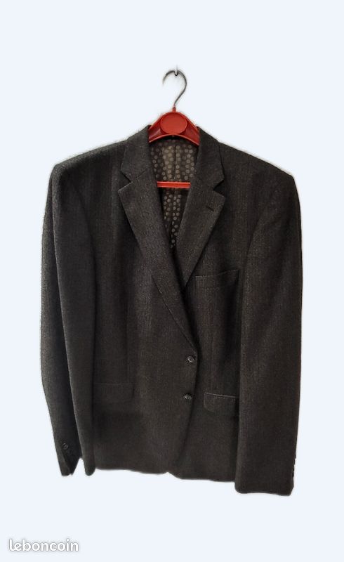 Veste marron chiné (image 1)
