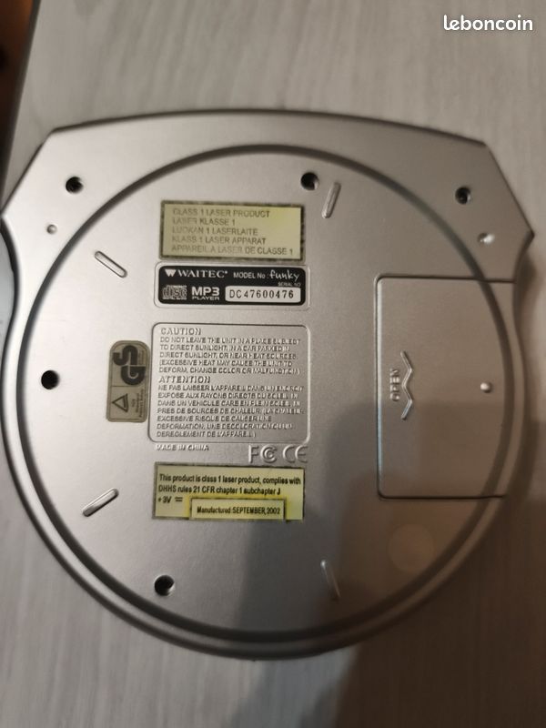 Lecteur cd et mp3 waitec (image 3)