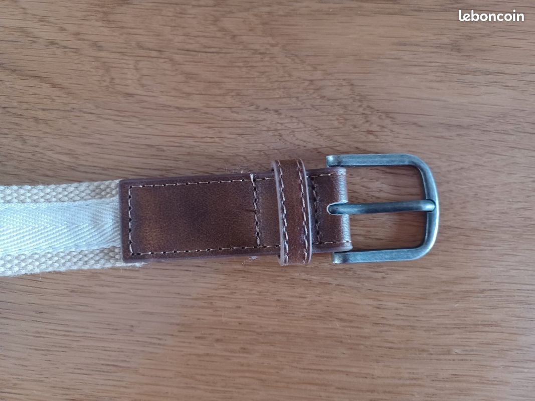 Ceinture homme beige (image 2)