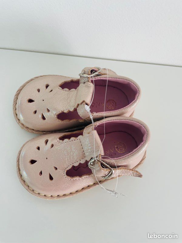 Salomé cuir taille 20 rose brillante (image 2)