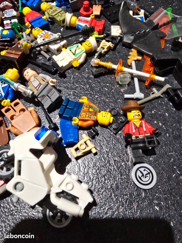 Lot 100 figurines et legos vintage ancien (image 12)