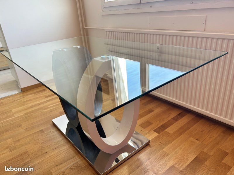 Table en verre 6 personnes (image 4)