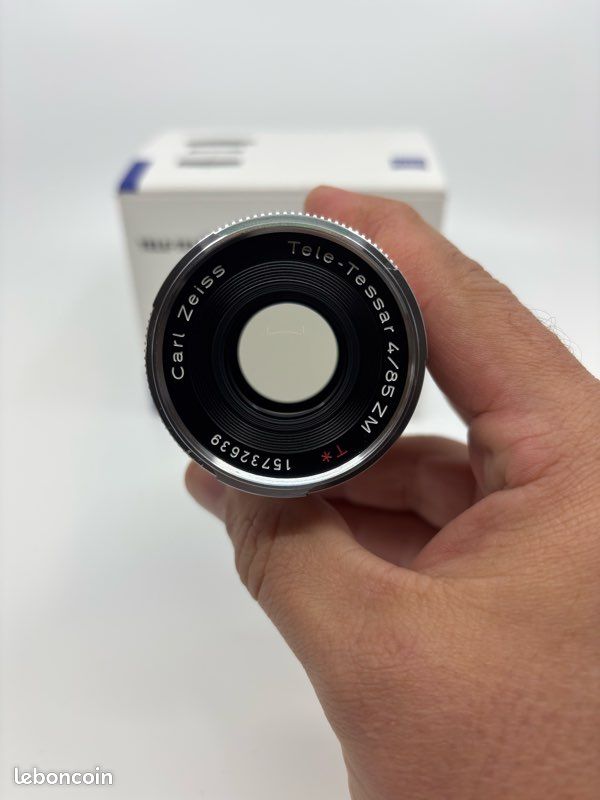 Ancien Objectif Carl Zeiss Télé Negatif 27mm #49655 – Bellieni Nancy – Très Bon état