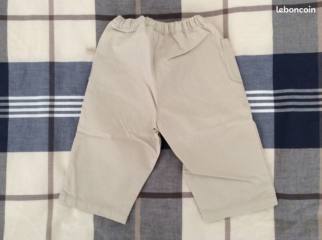 Pantalon beige BONPOINT 6 mois, TBE (image 3)