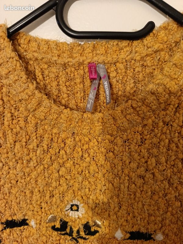 Pull Timéa - jaune & fuchsia Kilky paris – Kilky Paris