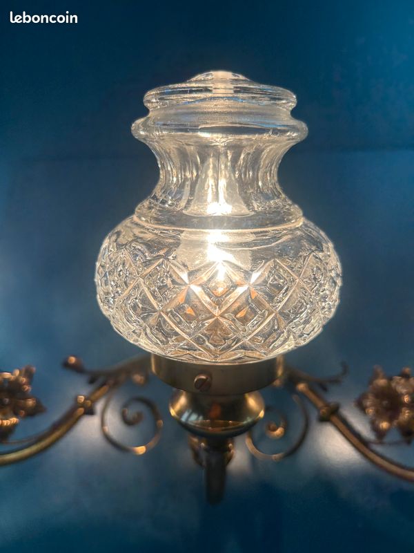 1 Applique Art Nouveau - Verres diamant intacts (image 7)