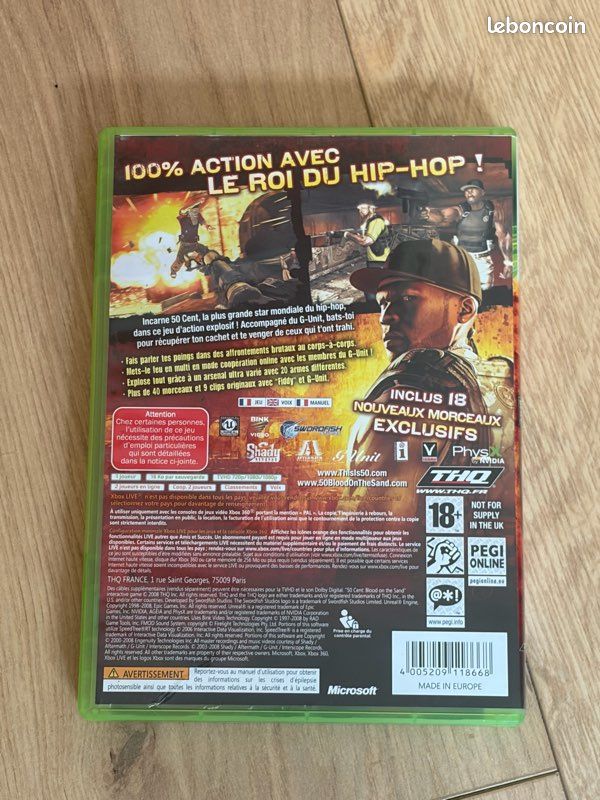 50 Cent Blood on the sand xbox 360 (image 2)