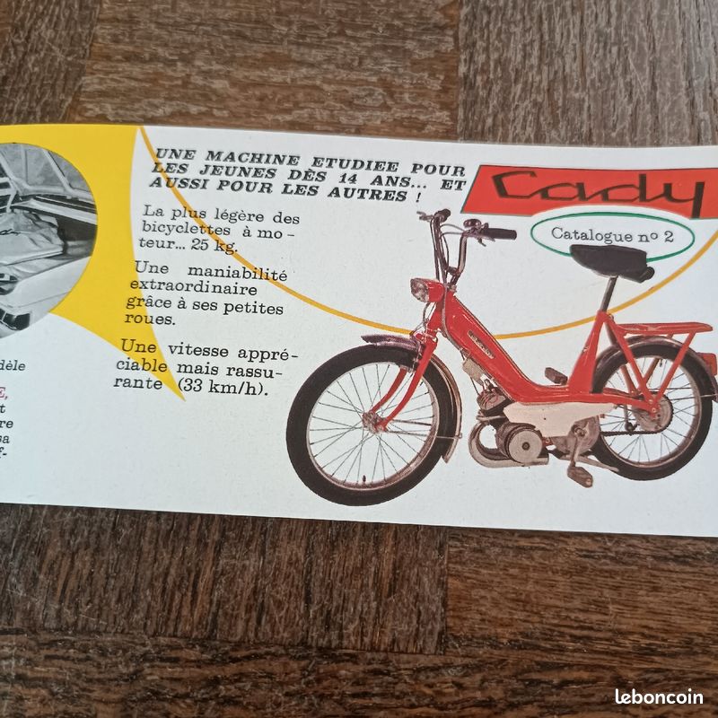 Livret prospectus dépliant flyer publicitaire motobecane motoconfort type 44 49 89 d52 d 52 95 sptt sp98 cady (image 5)