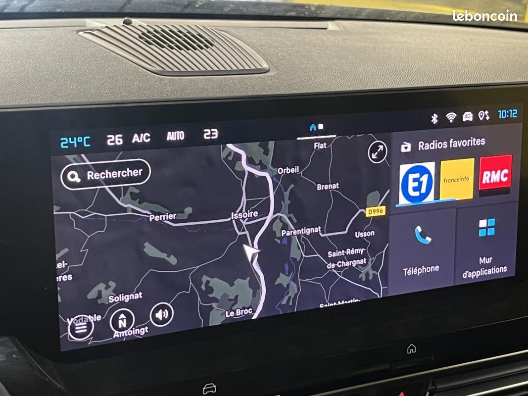 Citroen c5 x essence 130 cv bv eat8 / cuir / camera / affichage tete haute / chargeur induction (image 4)