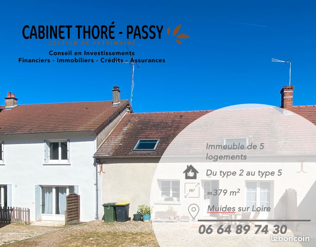 Immeuble 5 pièces 379 m² · à Muides-sur-Loire · 379 m² · 349 000 €