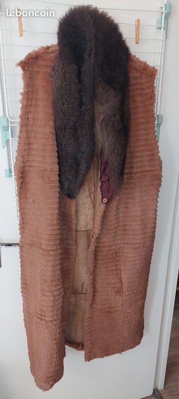 Manteau/imper et vrai fourrure (image 2)