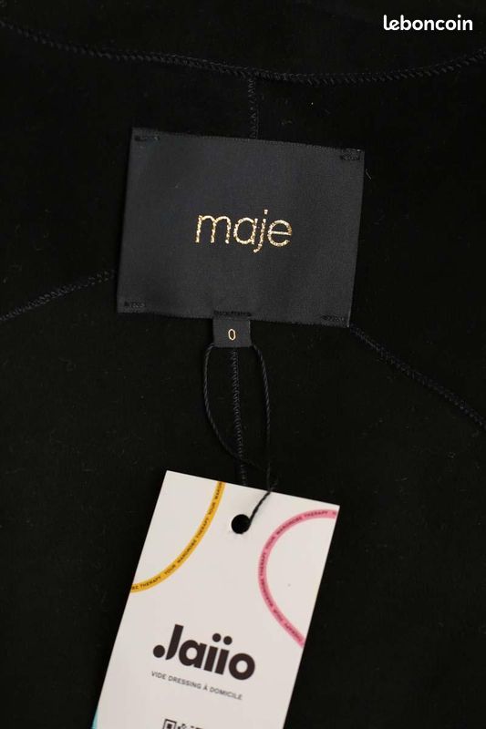 Vide Dressing Maje Veste En Cuir Veste En Cuir Noire Maje Vêtements