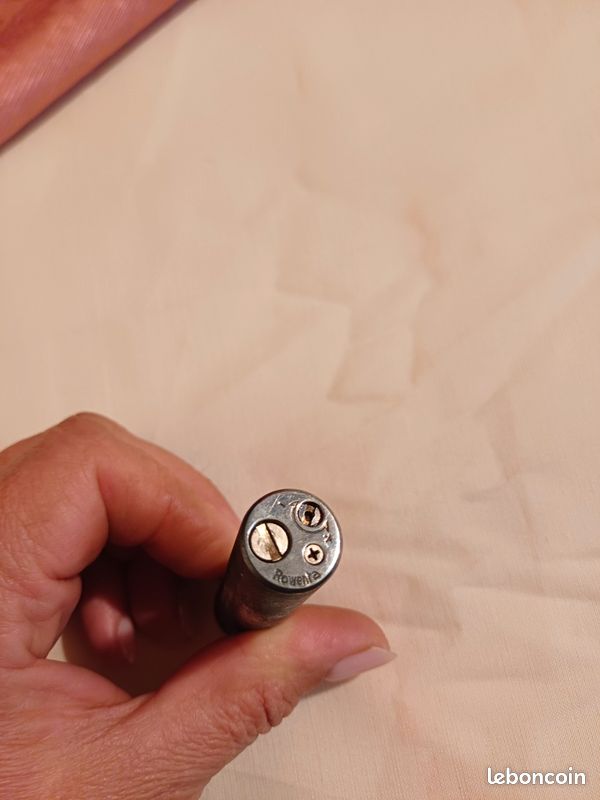 Briquet vintage rowenta gris argenté (image 5)
