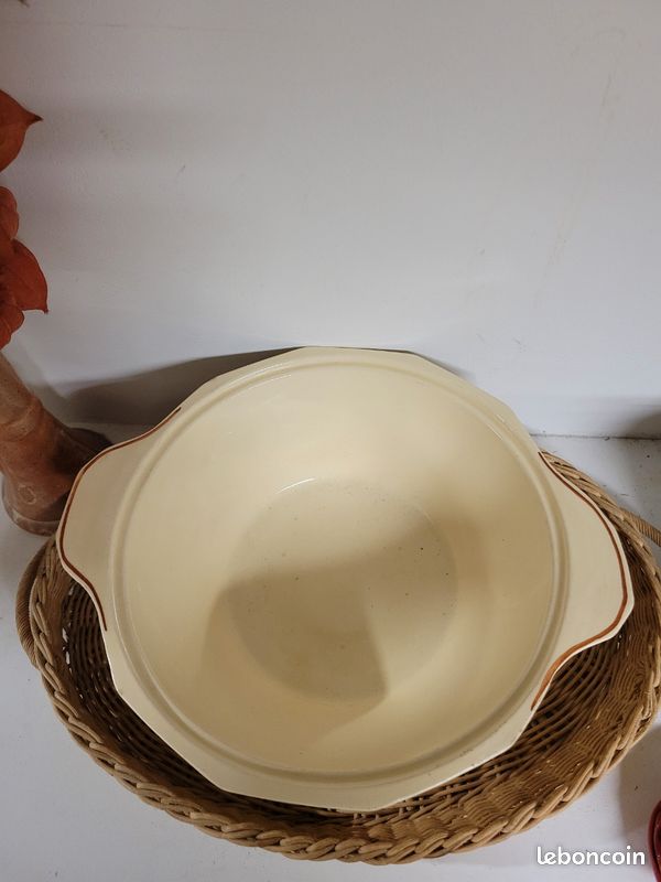 Soupière 🥗 Sarreguemines modèle 5035 vintage (image 3)