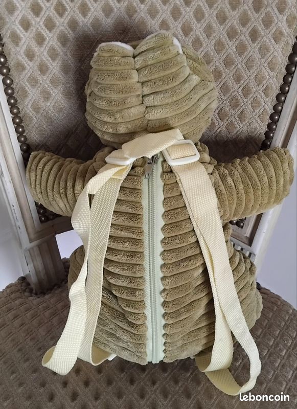 Sac à dos doudou grenouille (image 1)