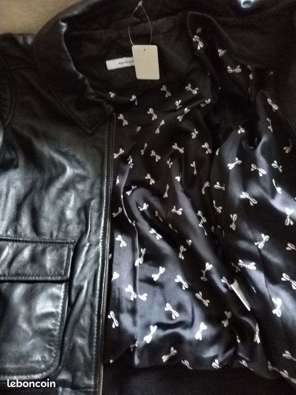 Veste en cuir. Taille 42 (image 5)