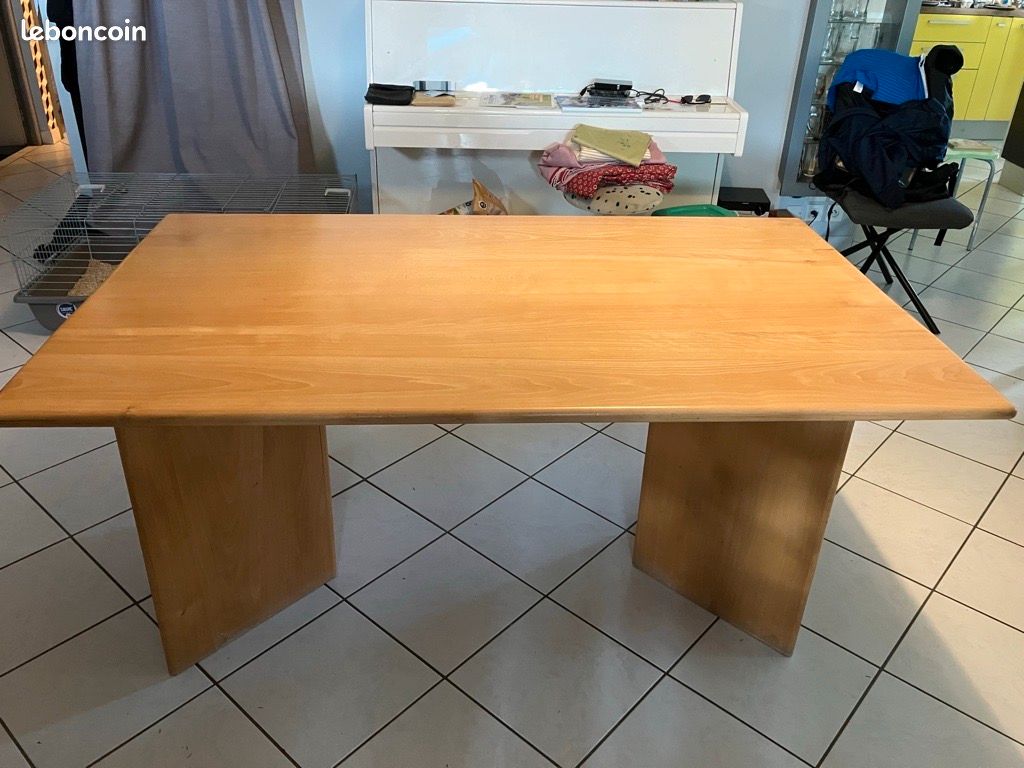 Table bois massif moderne 94*158 (image 1)