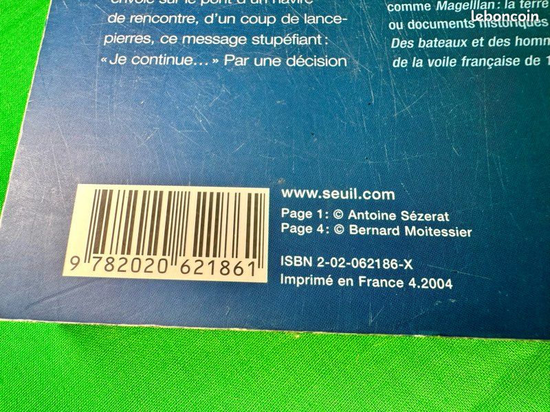 Livre biographie de Jean-Michel Barrault sur Moitessier : Le Long Sillage d’un homme libre en TBE (image 5)