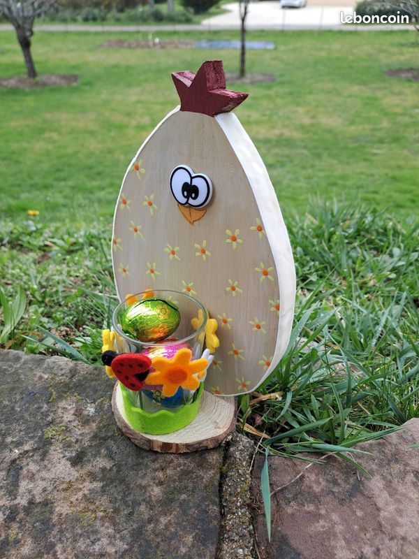 Poule đ bois pĂąques (image 3)
