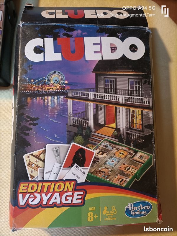 Jeu de société Cluedo voyage (image 1)