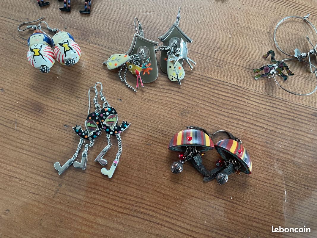 Boucles d’oreilles « fantaisie » (image 3)