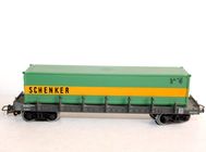 Wagon plat avec container Rocca - HJ6018 - Jouef - Wagons