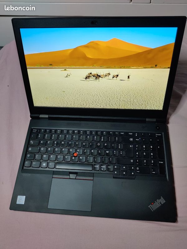 Station LENOVO Thinkpad P15 Gen1 CORE I9-10885H , 15,6" FHD, SSD 1000 GO , RAM 32GO W HELLO (image 5)