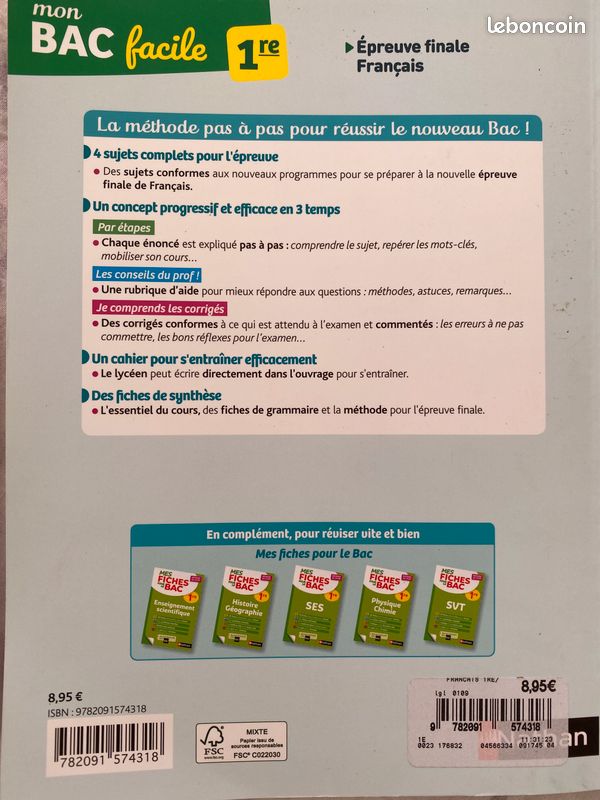 Mon bac facile 1 ère neuf (image 2)