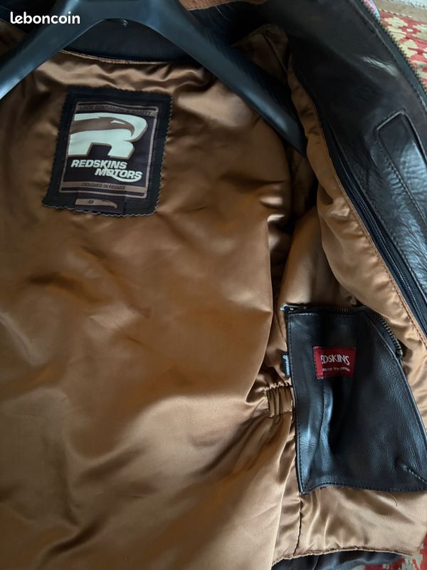 Blouson moto Redskins cuir (image 5)