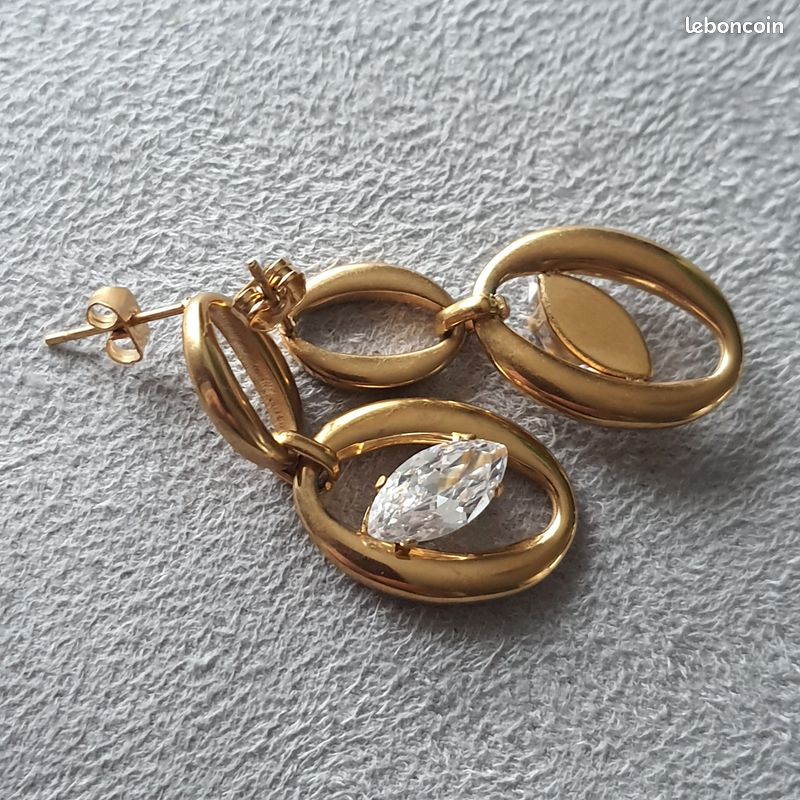 Boucles d’oreilles inox (image 3)
