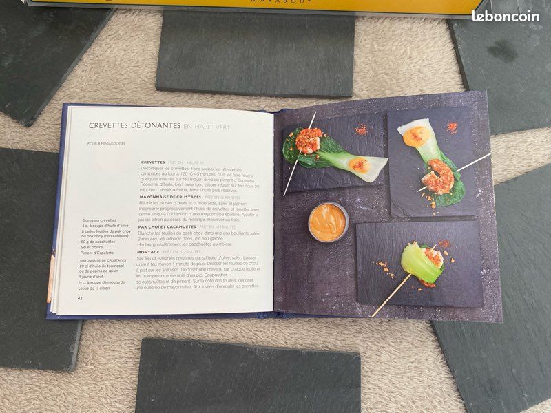 Kit 6 mini ardoises apéro avec livre de recettes – Neuf en boîte d’origine (image 17)