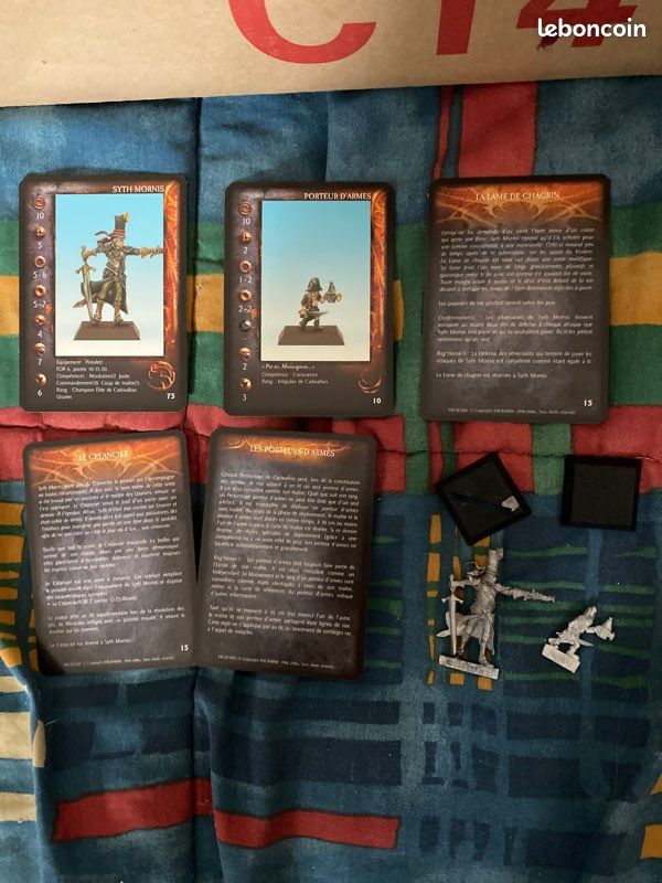 Figurine Rackham Confrontation - Cadwallon Cynwall Quarterstaff (joueurs De Bâton) OOP