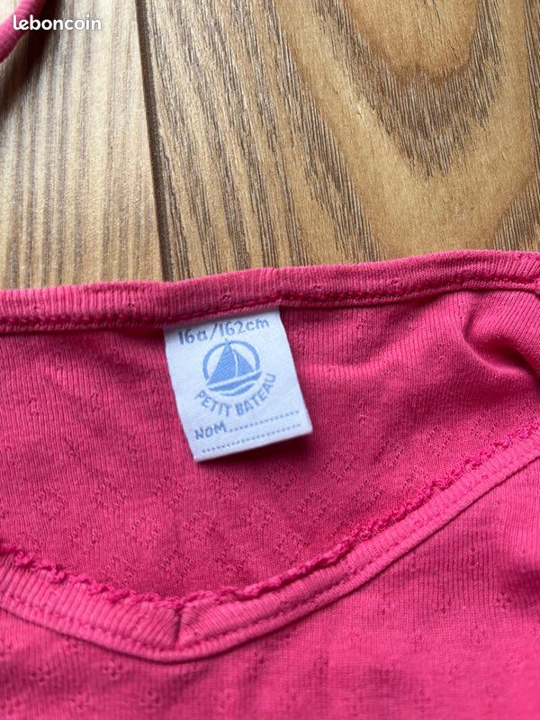 Lot de pyjamas et nuisettes Petit Bateau 12, 14 et 16 ans (image 4)