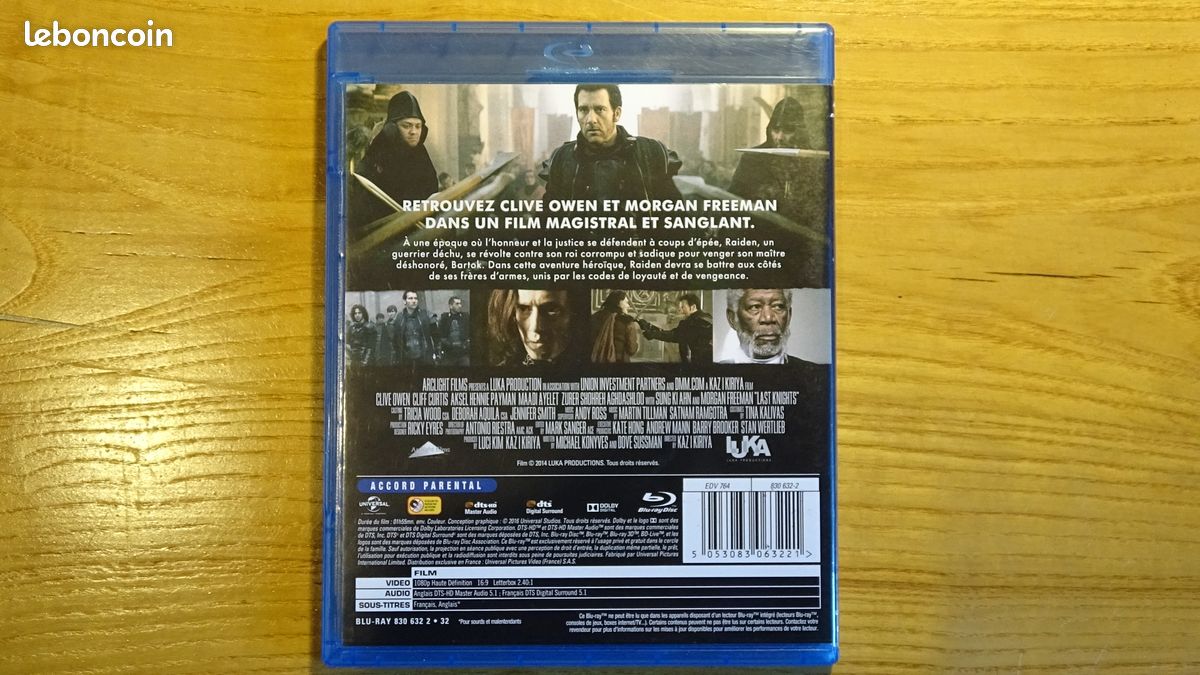 Blu-ray LAST KNIGHTS en très bon état (image 2)