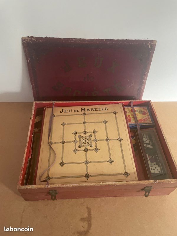 Jeu De Loto Ancien En Bois - Boîte D'origine - édition Française