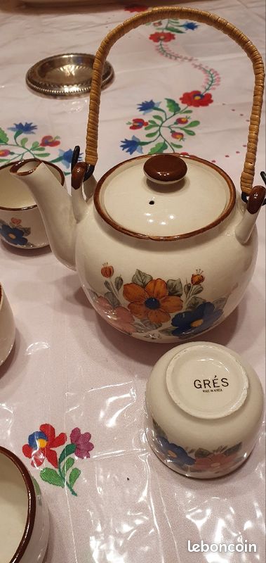 Service thé ou café en grès (image 3)