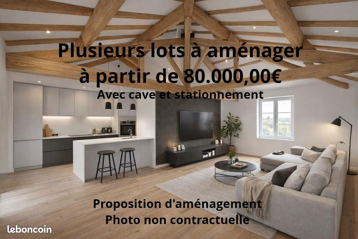 Appartement 2 pièces 53 m² · à Villars-les-Dombes · 53 m² · 80 000 €