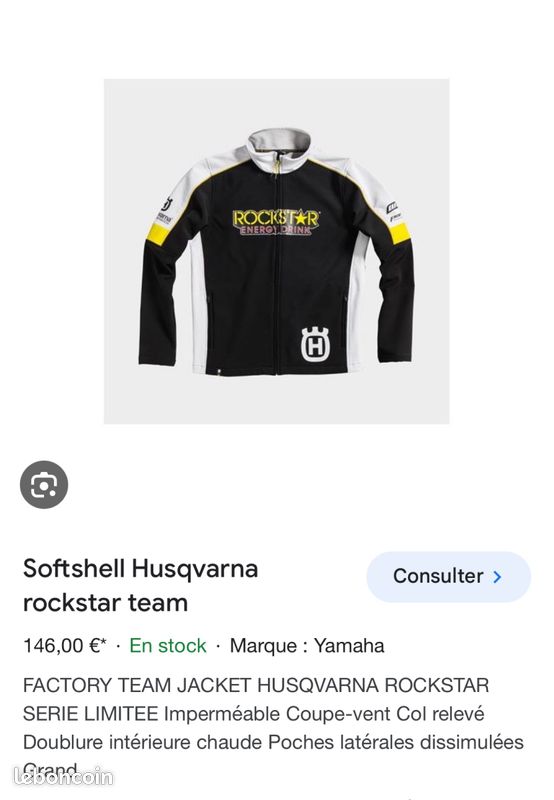 Veste husqvarna édition rockstar (image 3)