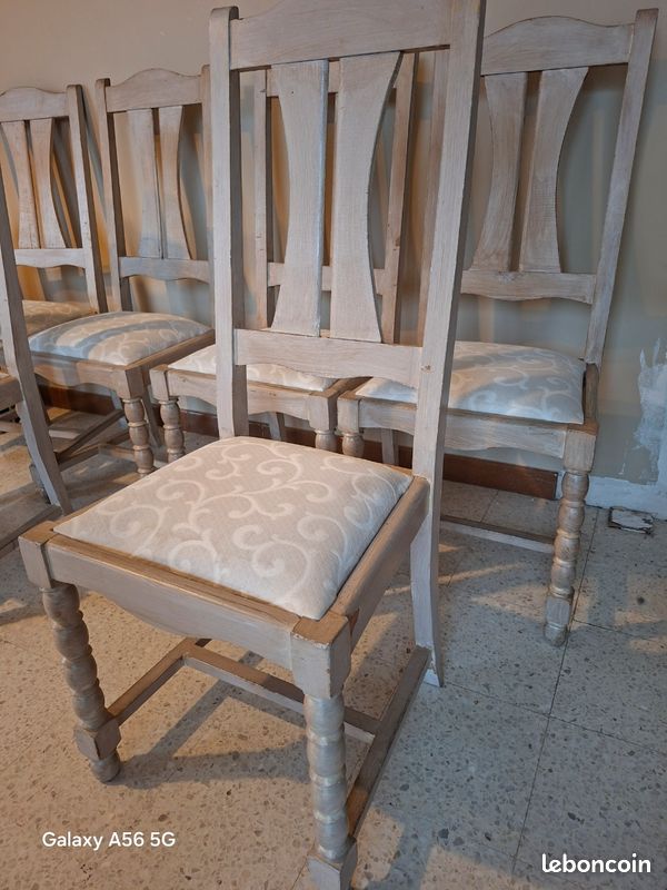 Lot de 6 chaises bois (image 1)