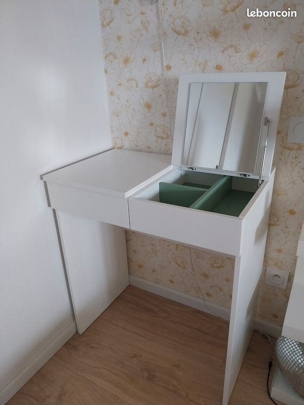 BRIMNES coiffeuse ikea blanche 70x42 cm (image 2)