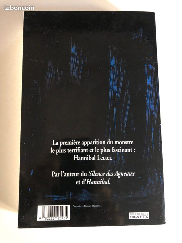 Livre de Thomas Harris « Dragon Rouge » des Éditions Albin Michel (image 2)
