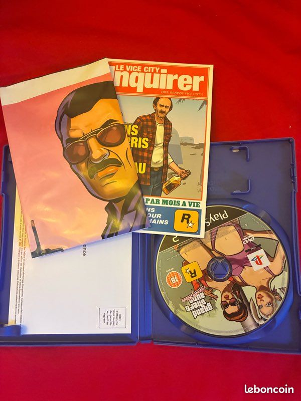 GTA VICE CITY / GRAND THEFT AUTO VICE CITY PlayStation 2 PS2 PAL