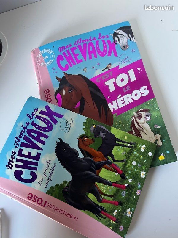 Lot 2 livres Mes Amis les Chevaux — Sophie Thalmann (image 1)