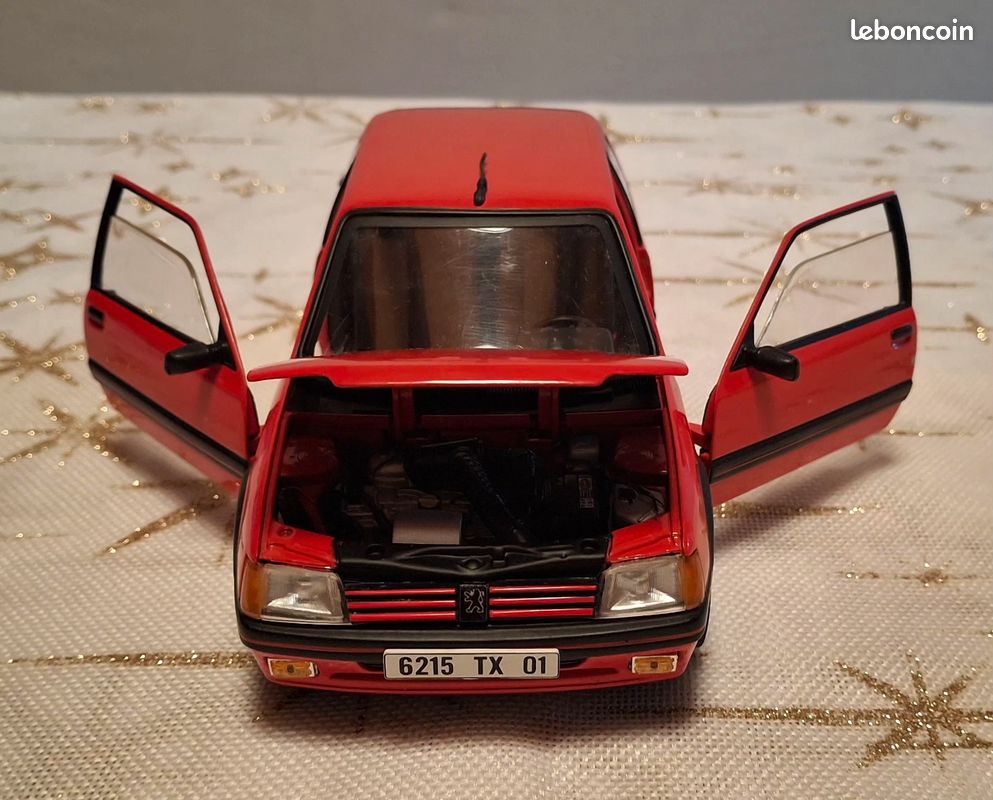 Peugeot 205 gti 1.9 rouge vallelunga 1988 série limitee neuve en